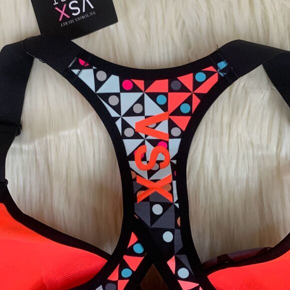 NWT Victoria secret pattern incredible sports bra 32B - Picture 6 of 7